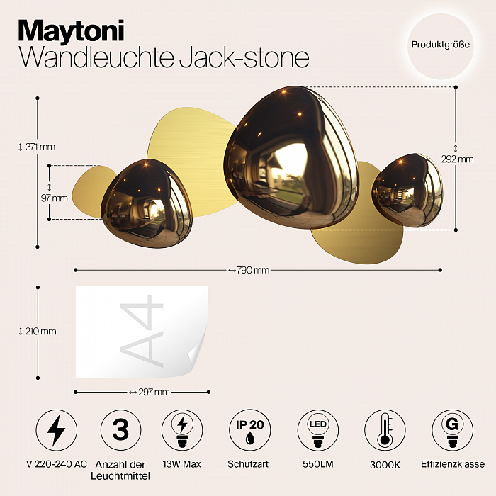 Бра Maytoni MOD314WL-L13G3K