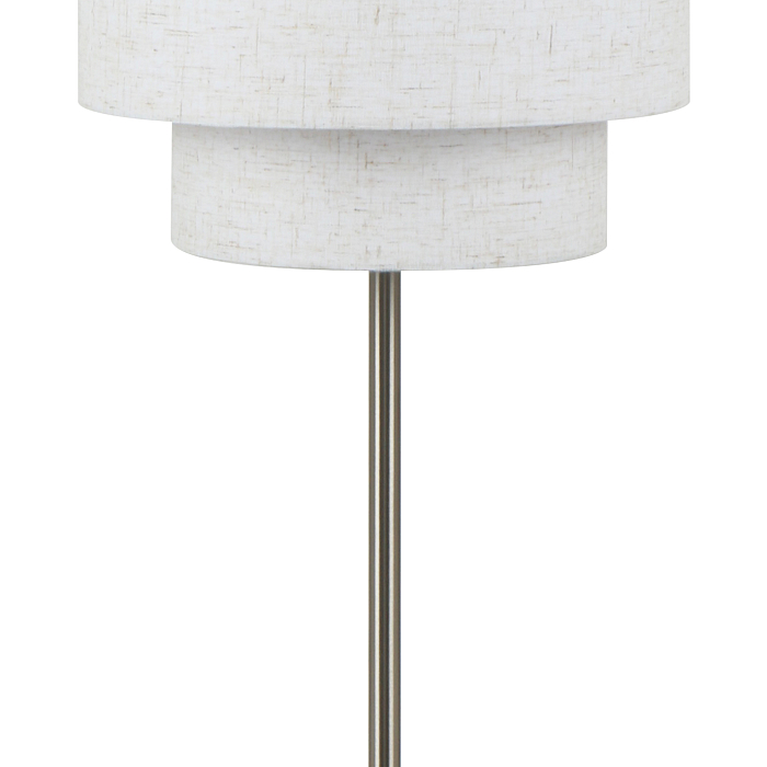 Светильник NewRgy 2117ATL SATIN NICKEL+LIGHT FLAX